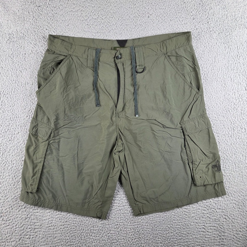Boy Scouts of America Centennial Uniform Cargo Short Adult L Green Nylon BSA